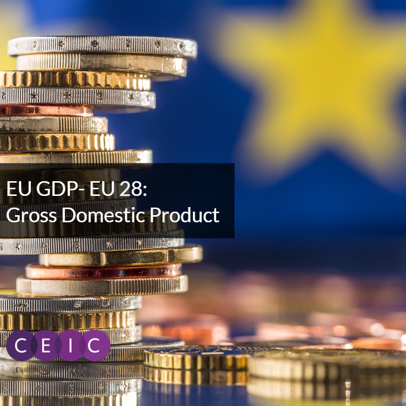CEIC Data: EU GDP: EU 28: Gross Domestic Product