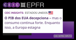 O PIB dos EUA decepciona – mas o consumo continua forte. Enquanto isso, a Europa estagna 