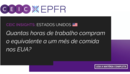 As estatísticas estimam que o americano médio gastou US$ 4.422 em refeições fora de restaurantes em 2019 